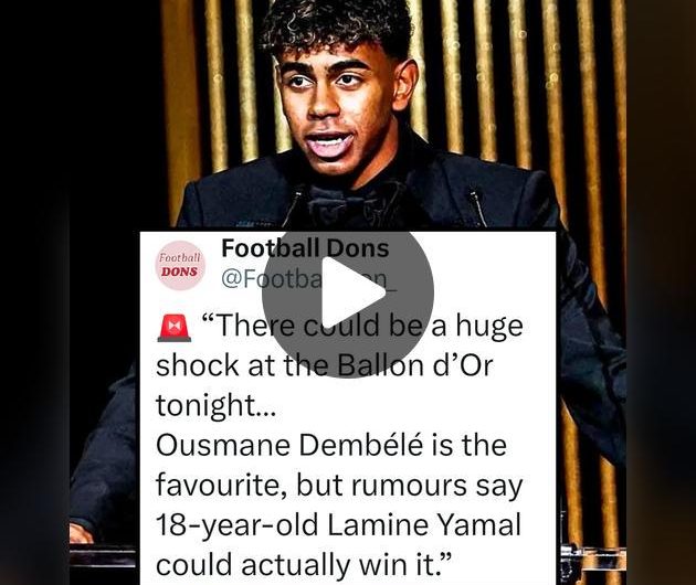 “18-year-old could win the award for best footballer in the world tonight 👀”