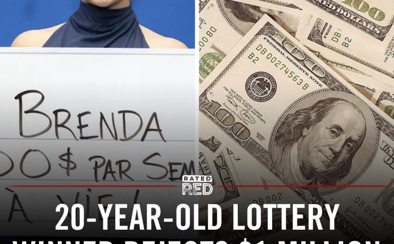 20-year-old lottery winner turns down $1M cash for $1,000 a week for life