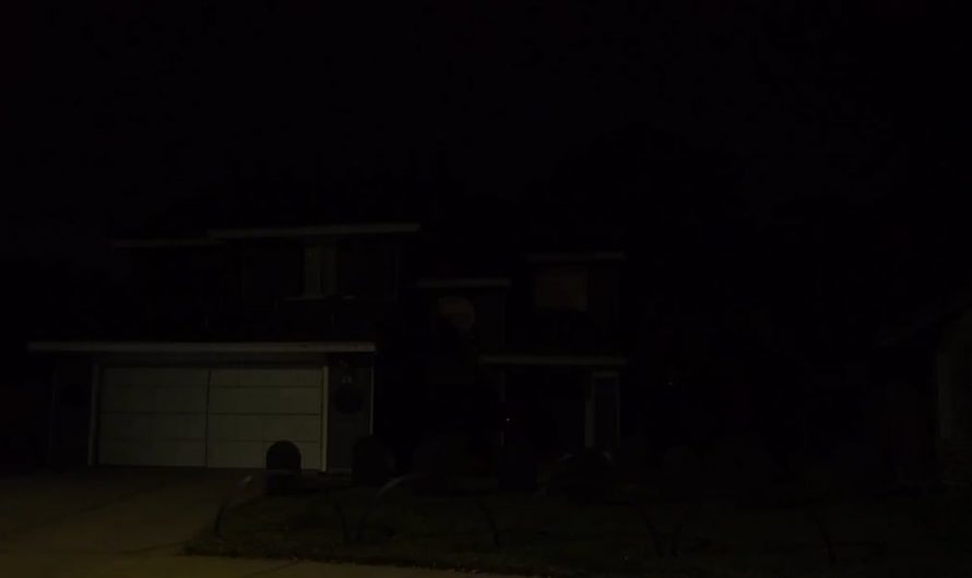 2019 Halloween light show “chop suey”