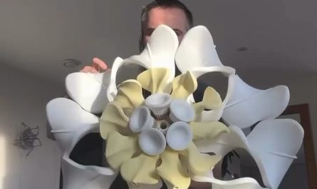 3d Printed Kinetic Botanical Sculpture by Artist William Darrell