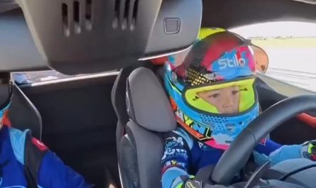 5 year old Zayn Sofuoglu set a speed record, hitting 194 mph in a Lamborghini Revuelto on a closed runway. Strapped into a booster seat with pedal extenders.
