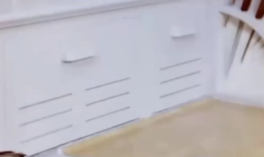 A clip from the 1949 video “A Step-Saving Kitchen” by the Bureau of Human Nutrition and Home Economics of the United States Department of Agriculture, illustrates kitchen design and construction techniques to promote both efficiency and comfort while working in the kitchen.