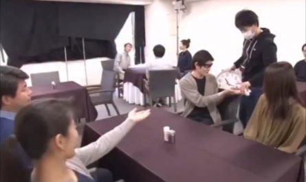 A restaurant in Japan did an experiment to show how fast virus spreads.