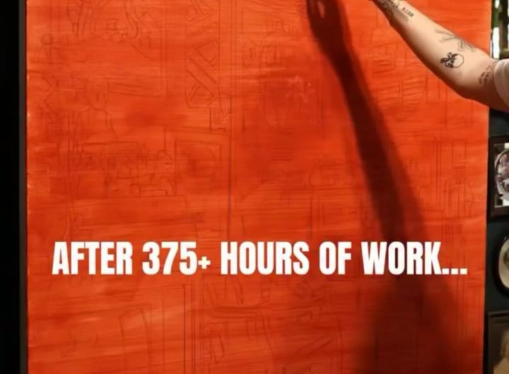 Amazing oil painting by @courtney_art