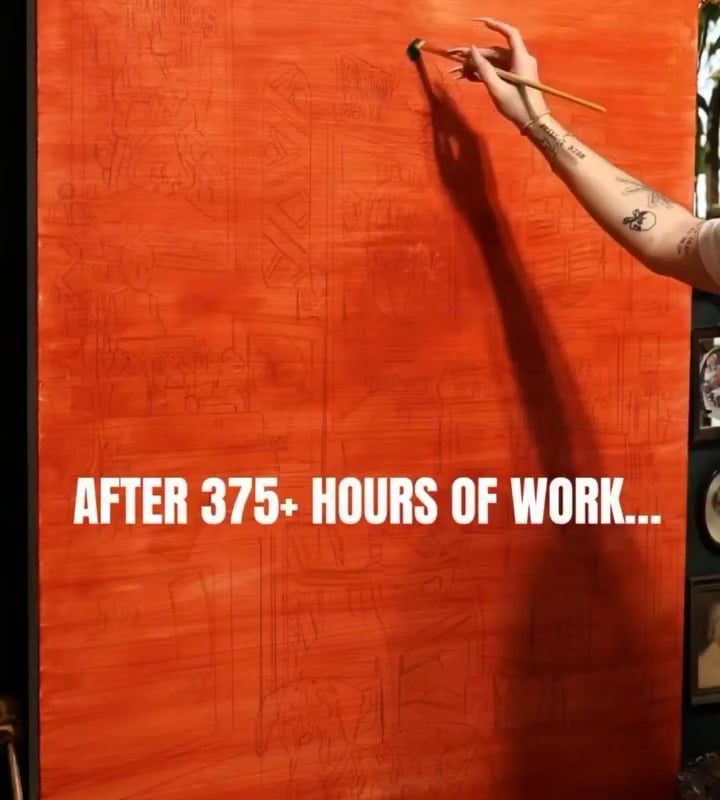 Amazing oil painting by @courtney_art