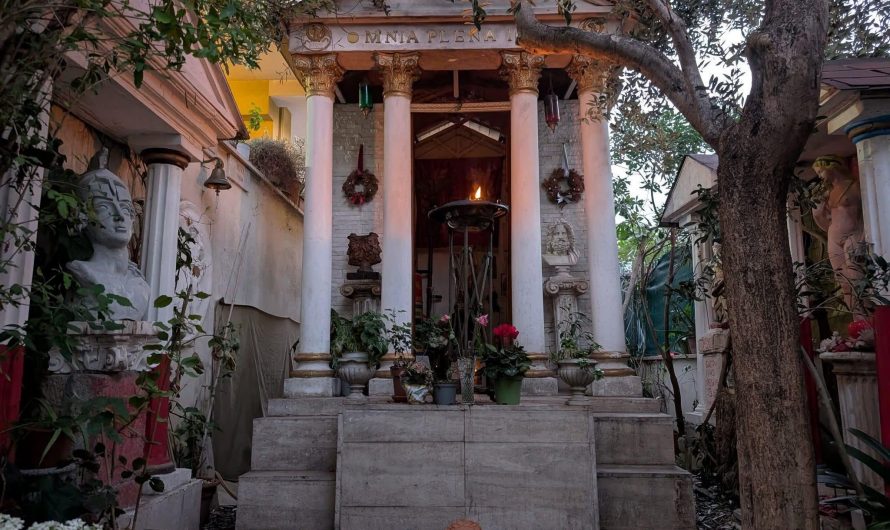 An active Temple of Jupiter in Rome, created by Associazione Tradizionale Pietas, a neopagan Roman-italic organization