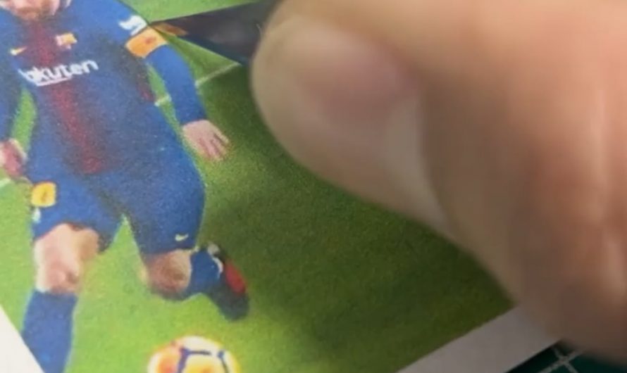 Animation of Messi on paper