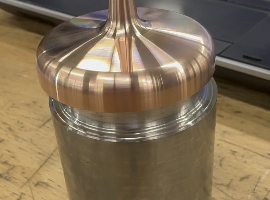 Another top I turned out of Beryllium copper