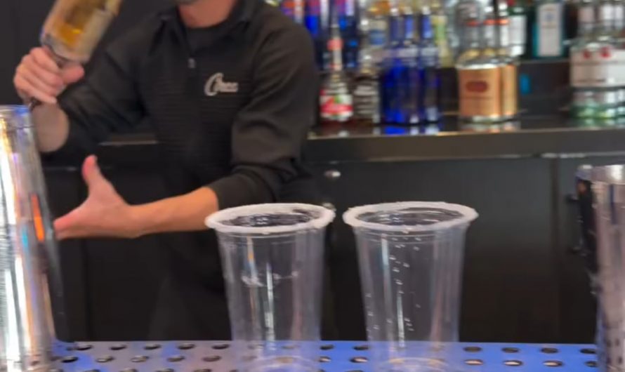 Bartender operating on a completely different level.