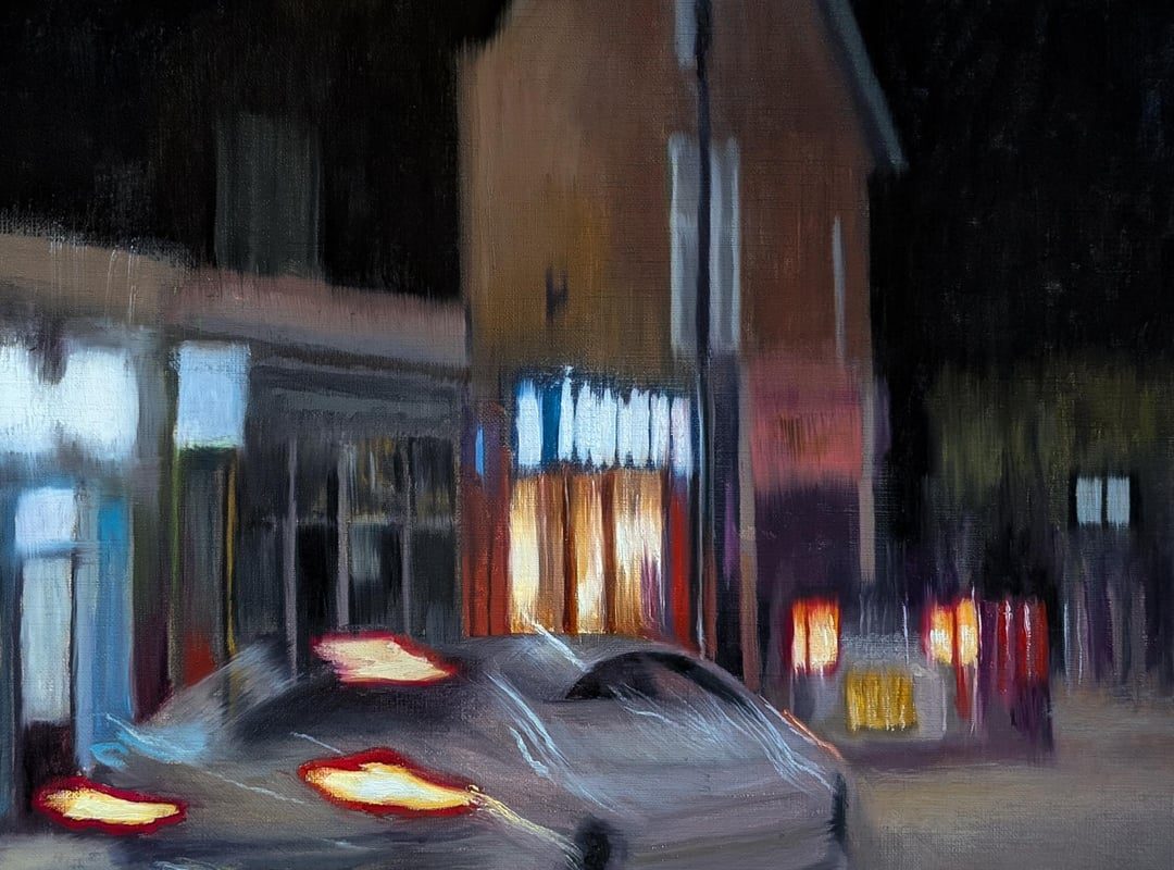 "Blurry Night" - my oil painting