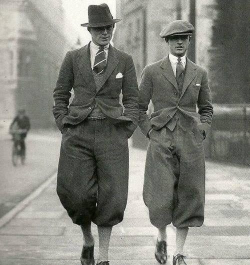 Cambridge students in 1926, the old “UK drip”
