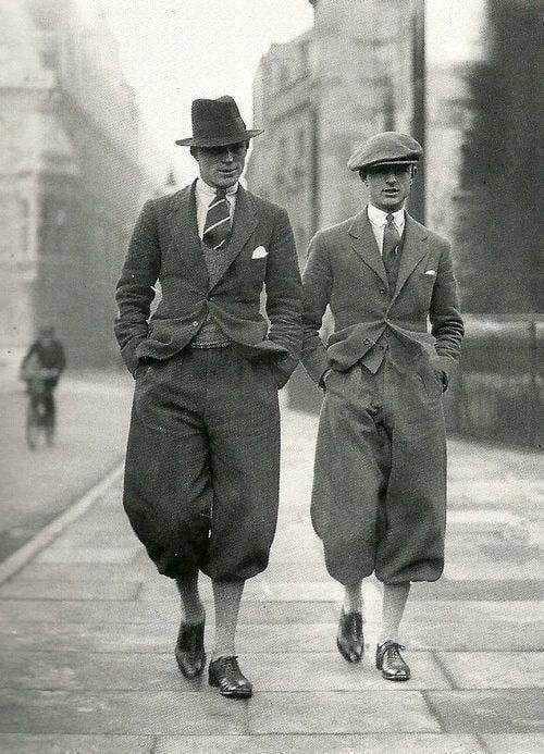 Cambridge students in 1926, the old "UK drip"