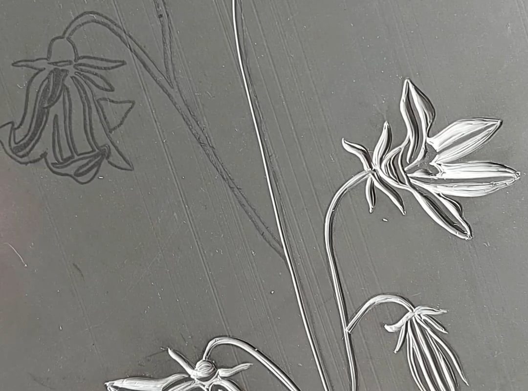 Carving out a block print