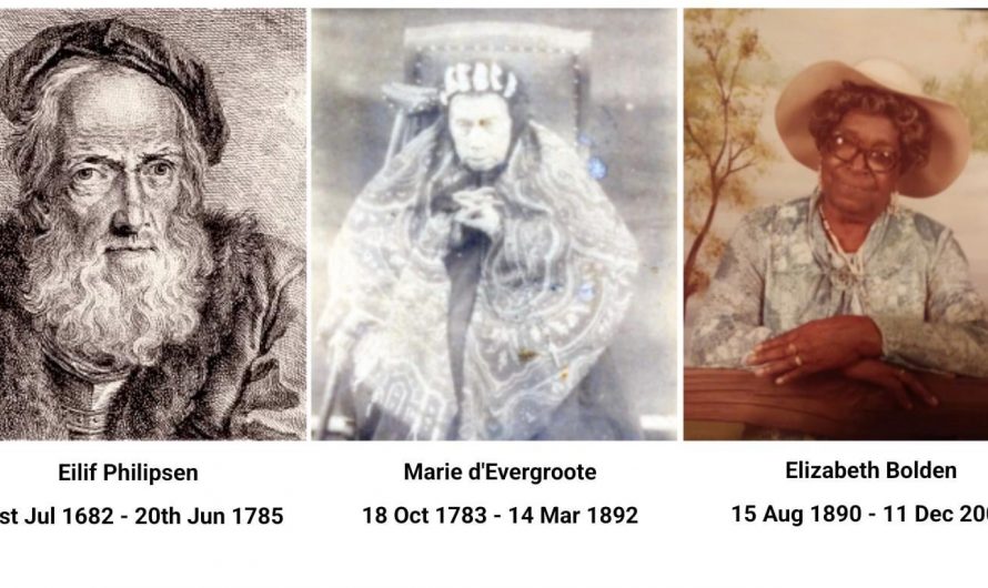 Centenarian Marie d’Evergroote was alive at the same time as someone who lived in the 1600s and someone who lived in the 2000s