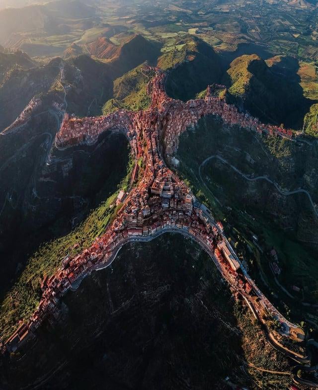 Centuripe, sicily, italy.