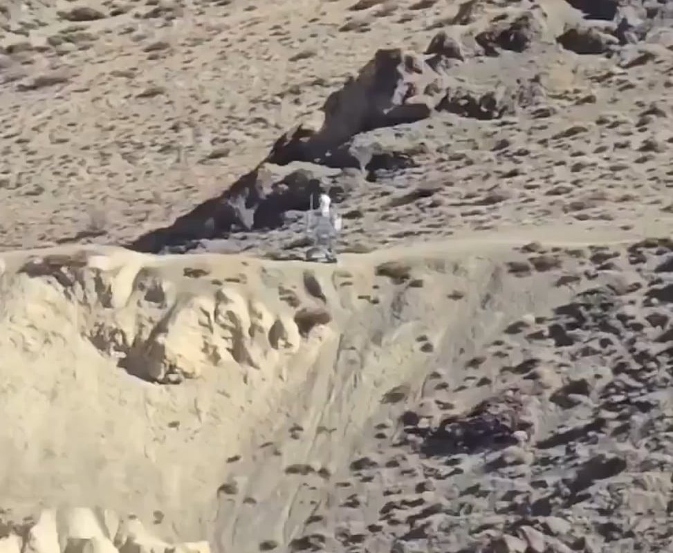 Chinese robot troop seen by Indian soldiers on high altitude mountainous border area( era of droid wars begin?)
