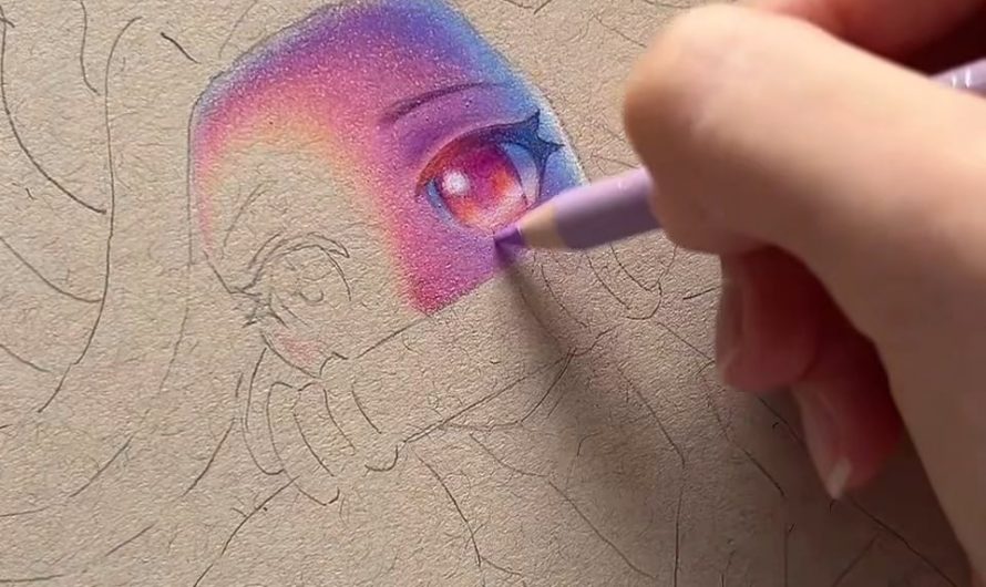 Colouring Nezuko [OC]