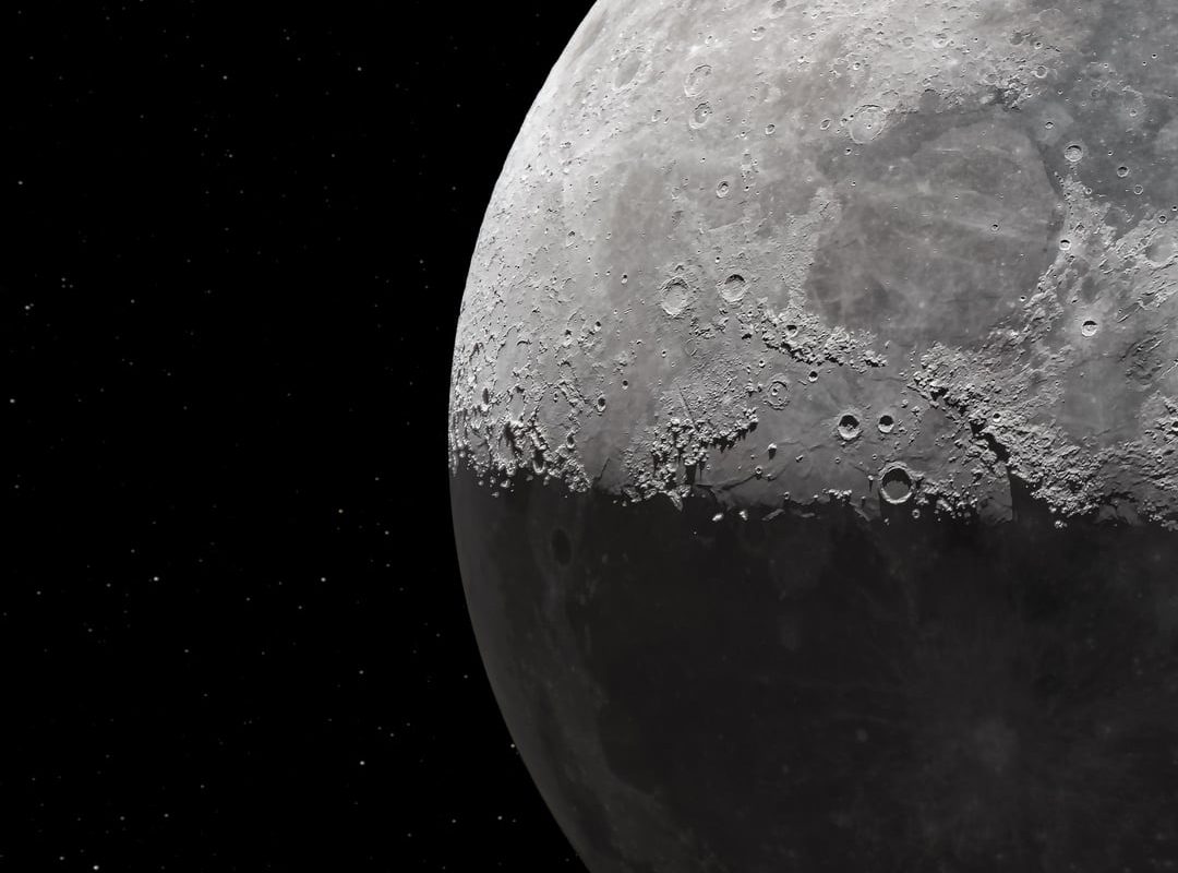 Crazy details of Lunar craters in my HDR moon