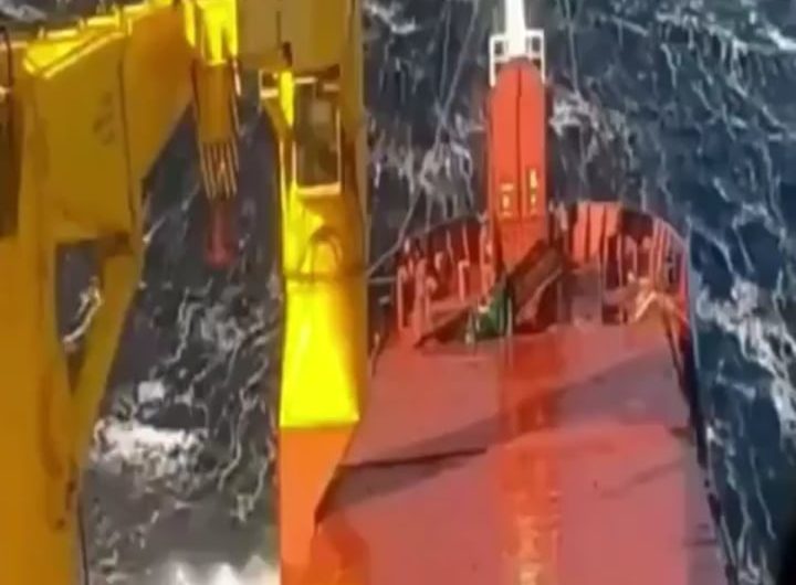 Crazy waves in the open sea