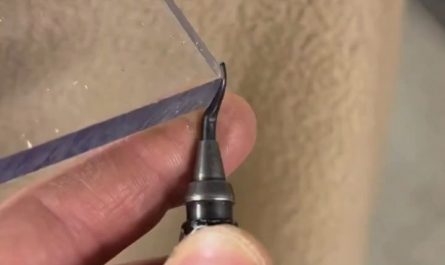 Deburring plexiglass