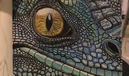 Does this colored pencil drawing count?