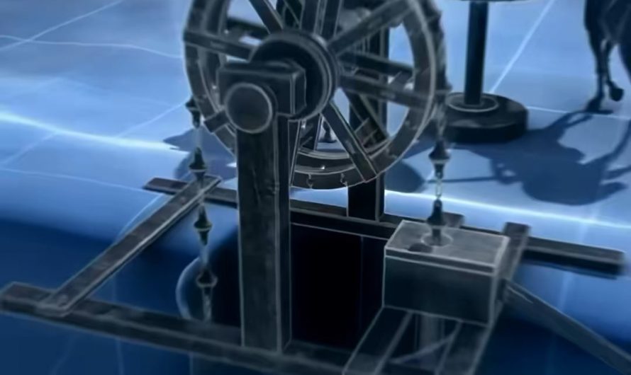 Drainage machines in Ancient Rome