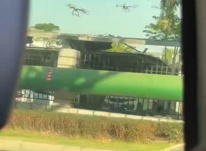 Drones helping install solar panels