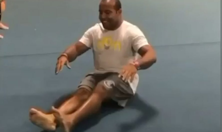 Dude can do a backflip from the floor