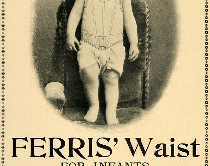 Early ad for baby corset, circa 1897/