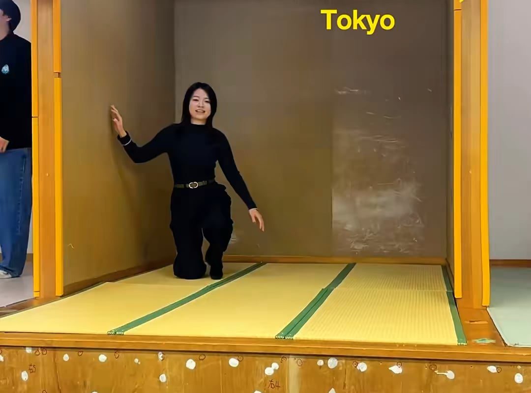 Earthquake simulator at the Earthquake and Science museum in Tokyo