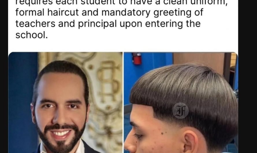 El Salvador president bans Edgar haircut