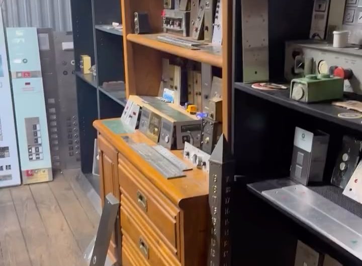 Elevators, Autism, and A small museum I run. Shot by a visitor’s mom,  When I was a kid I was told I would not be independent.