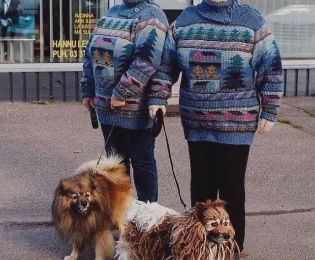 Finnish artist Liisa Hietanen crochets life sized replicas of people