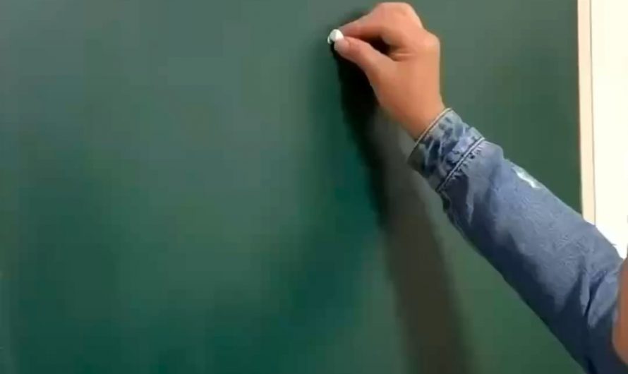 Flat chalk silhouette art