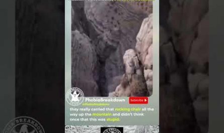 Flexing for likes, Then physics strikes. Man falls off mountain (he survived)