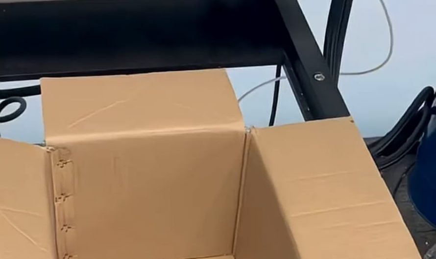 Foam packaging that forms around the product to protect fragile items from drops