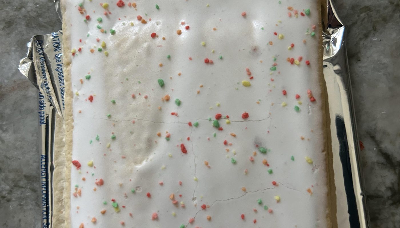 Fully frosted poptart I got today