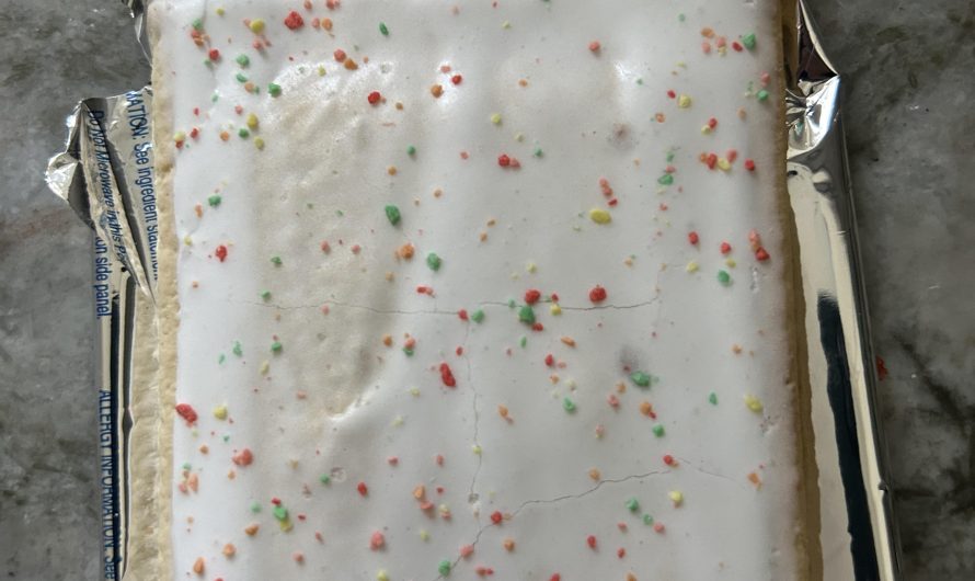 Fully frosted poptart I got today