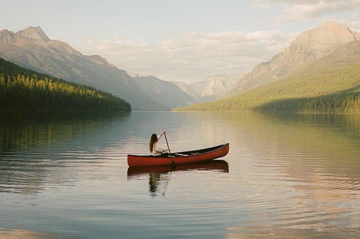 Glacier National Park on 120 film
