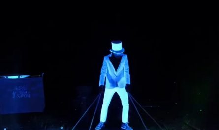 Glow in the dark Bubble Show