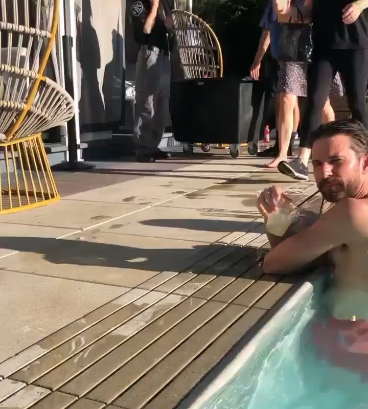 Group humiliated after harassing two women for kissing in a pool