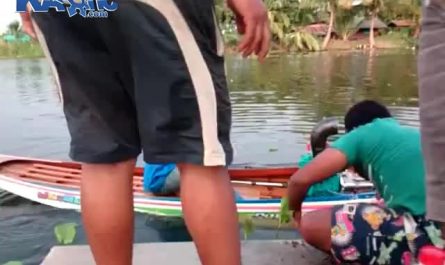 Guy Shows Off His Homemade Boat