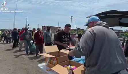 He was helping the homeless when suddenly..