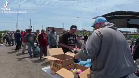 He was helping the homeless when suddenly..