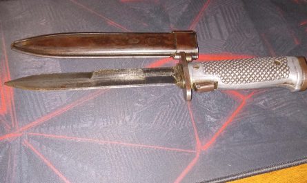 I got what I'm pretty sure is a M5A1 Turkish bayonet from an antique mall (1947)