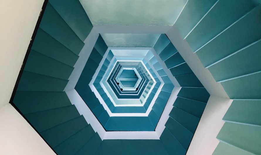 Inside of a lighthouse