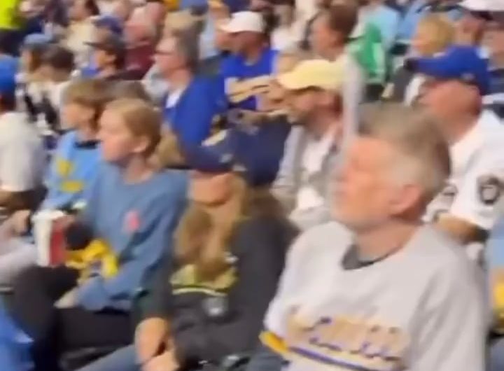 Karen at Dodgers vs Brewers NLCS threatens to call ICE on an Iraq war veteran