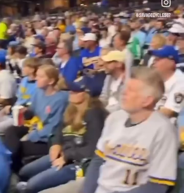 Karen at Dodgers vs Brewers NLCS threatens to call ICE on an Iraq war veteran