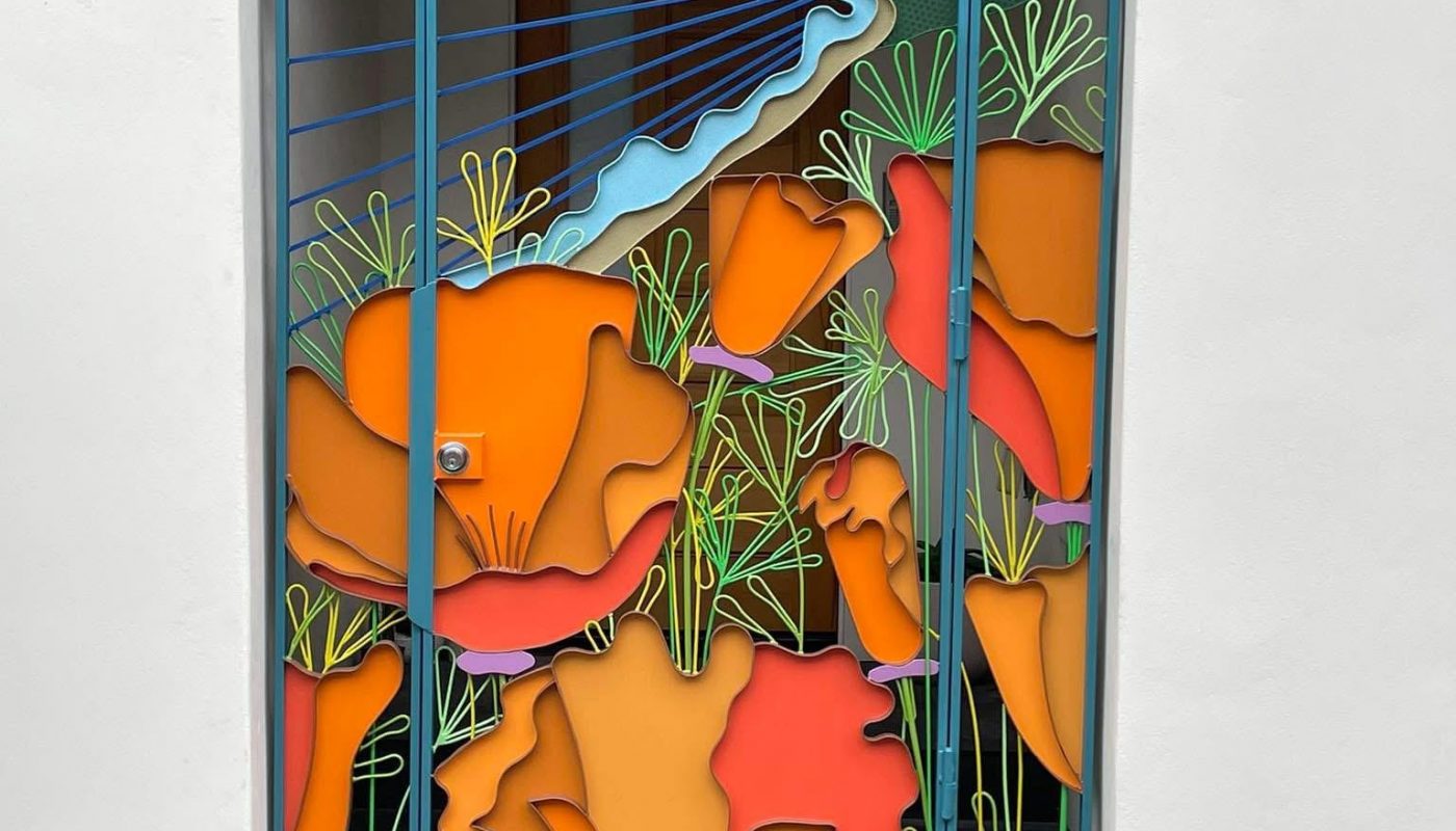 “Katie she-welds wakeman” create this amazing fence