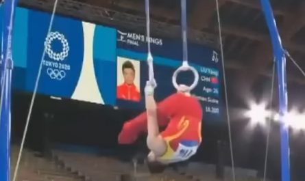 Lui Yang Crazy Victorian Cross in the Olympics